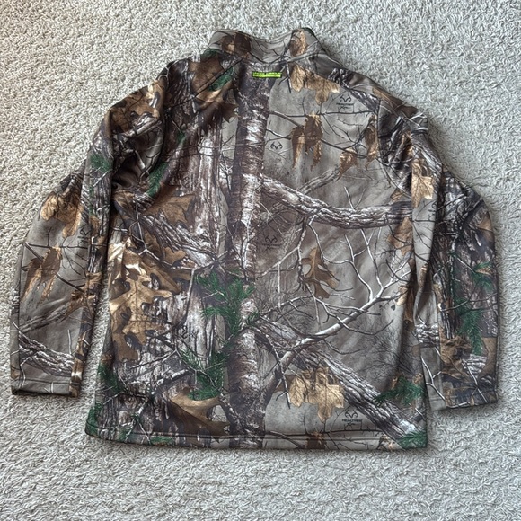 EUC Men’s Under Armour RealTree Xtra Scent Control Fleece Lined Camo Jacket XXL - Picture 6 of 10